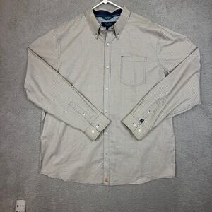 Cody James Core Mens Plaid Button Down Long Sleeve Dress Shirt‎ XL